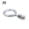 Prime-Line Eye Bolt 3/8 in.-16 X 2-1/2 in., Zinc Plated, 20 PK 9066782 - alternate 2